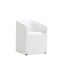 Manhattan Comfort Anna Round Faux Leather Dining Armchair in Cream DC059AR-CR - alternate 5